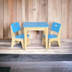 Mesa Infantil C/2 Cadeiras Azul