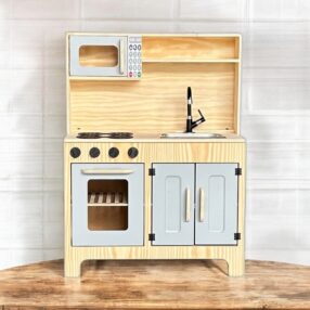 Cozinha Em Pinus Cinza