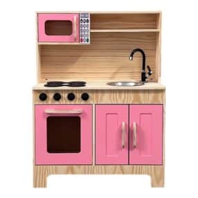 Cozinha Em Pinus Rosa