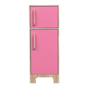 Geladeira Em Pinus Rosa