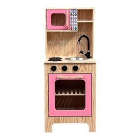 Cozinha Uma Porta Em Pinus Rosa