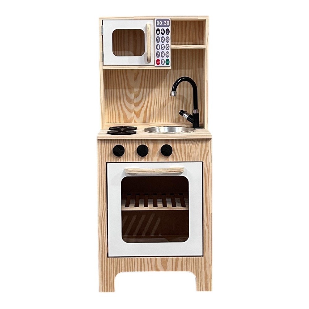 Cozinha Uma Porta Em Pinus Branco