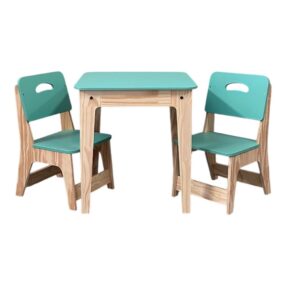 Mesa Infantil C/2 Cadeiras Verde Claro