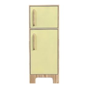 Geladeira Em Pinus Amarelo Claro